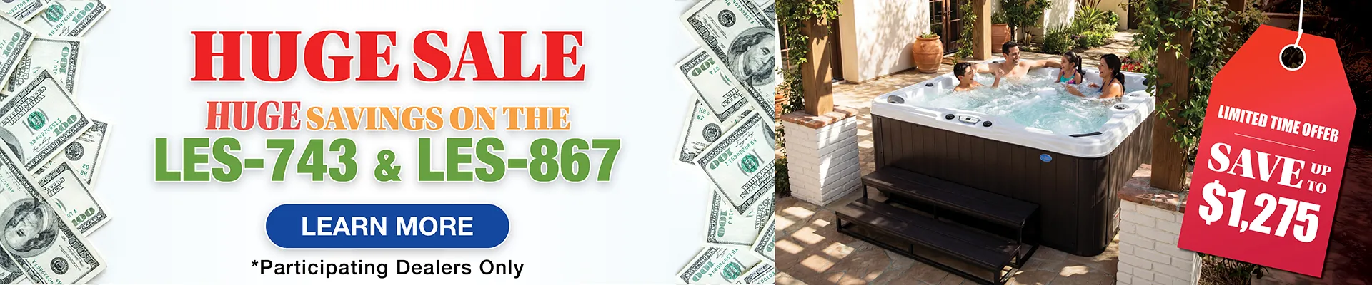 Calspas hot tub being used in a family setting - Poughkeepsie